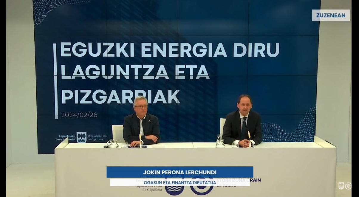 Comparecencia, esta mañana, de José Ignacio Asensio y Jokin Perona