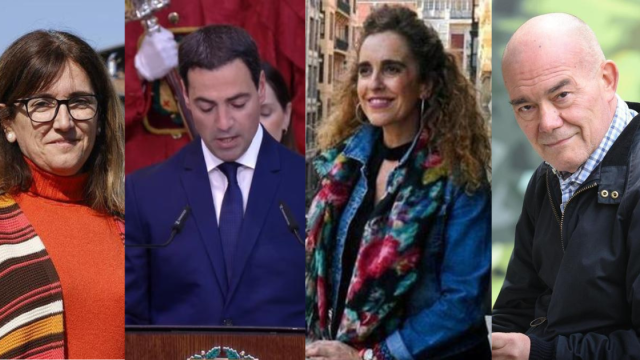 De izquierda a derecha: Amaia Barredo, Imanol Pradales, Ibone Bengoetxea y Juan Ignacio Pérez Iglesias