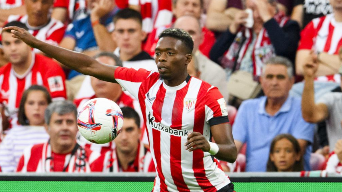 Álvaro Djaló durante un partido con el Athletic. Foto: Athletic Club