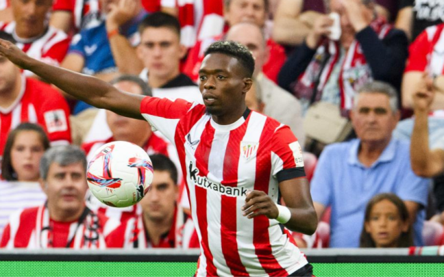 Álvaro Djaló durante un partido con el Athletic. Foto: Athletic Club