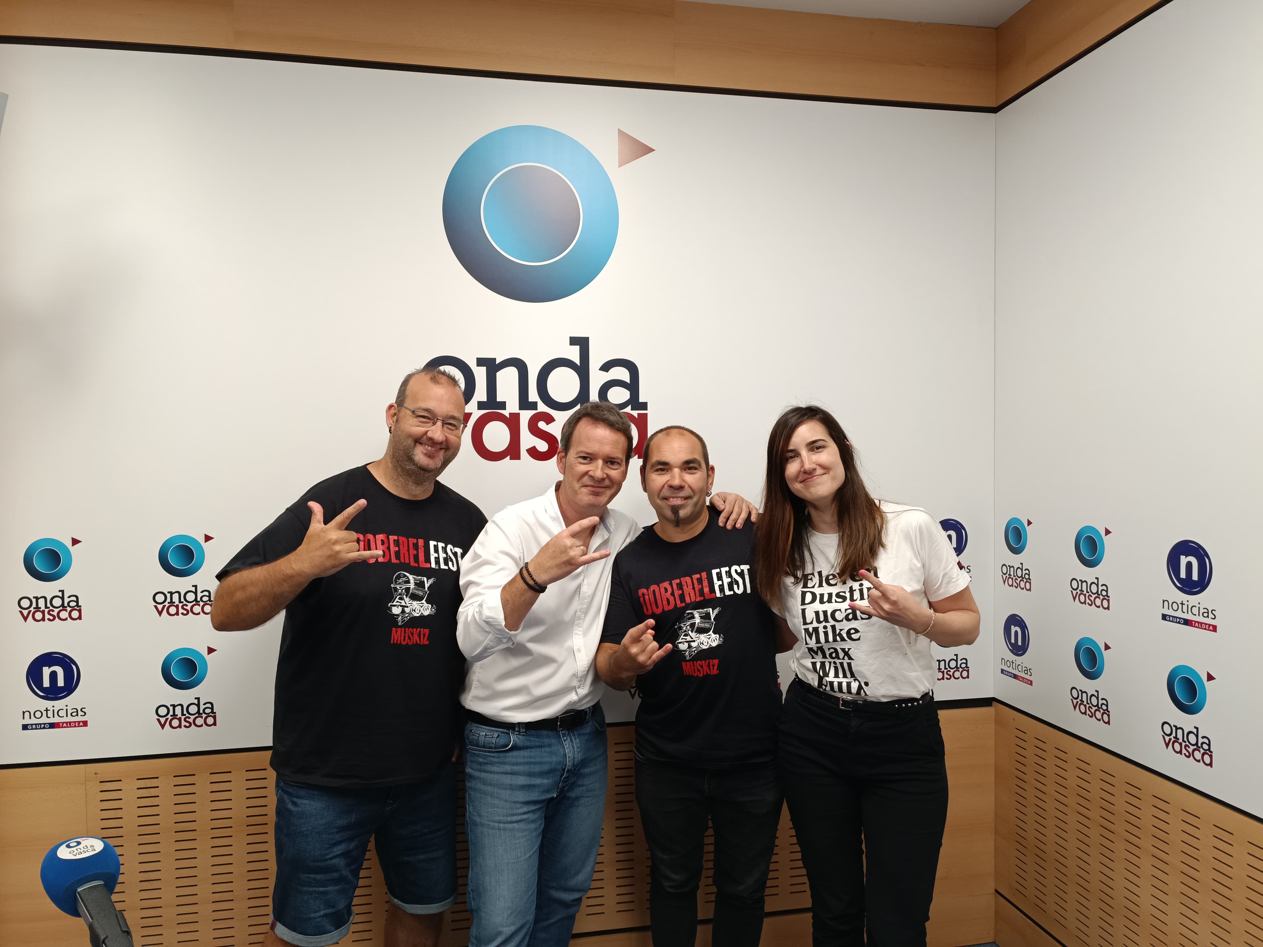 Jorge Rodríguez y Txema Pacheco, organizadores de Doberel Fest