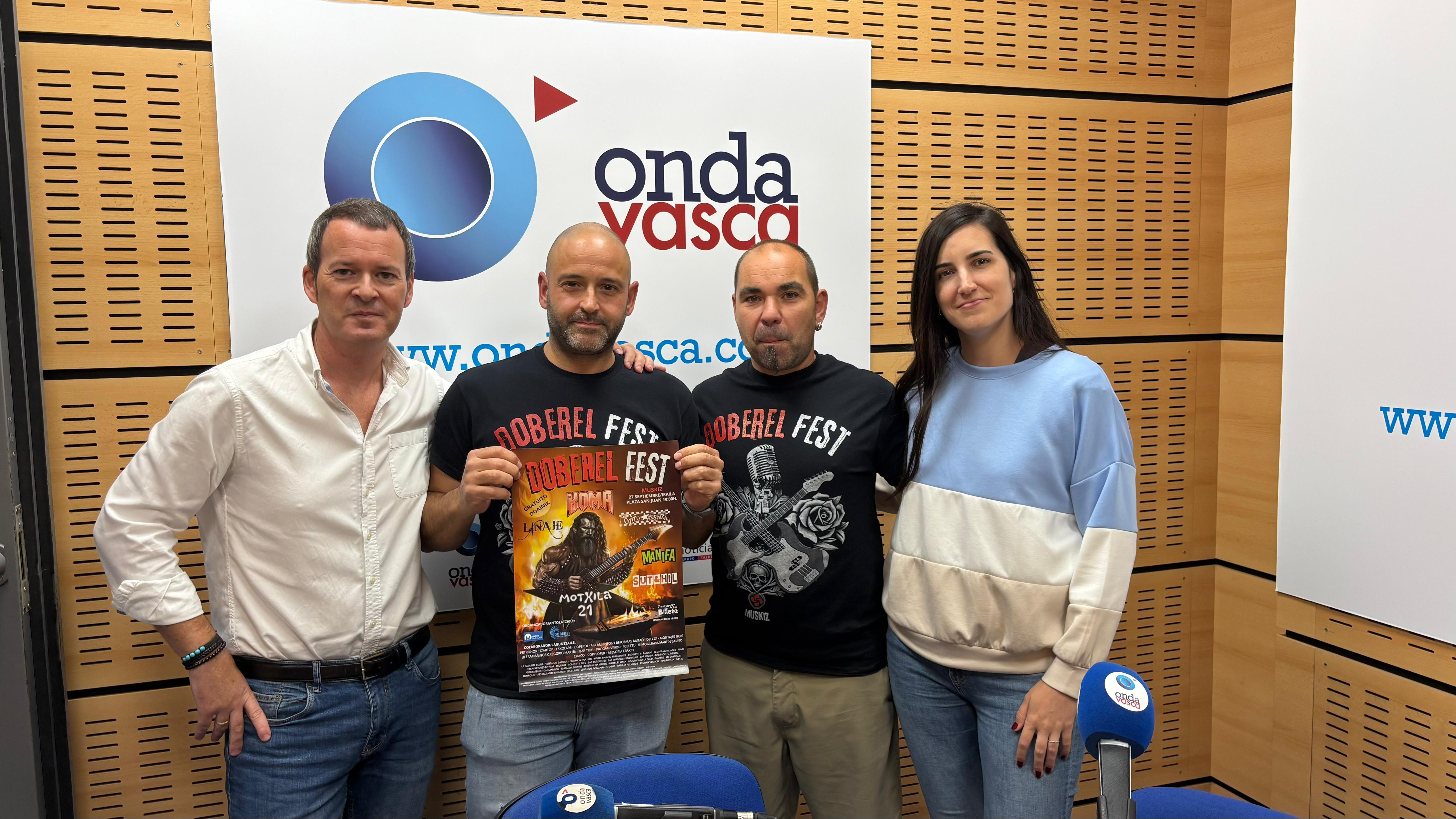 Jorge y Raúl, de la organización del Doberel Fest