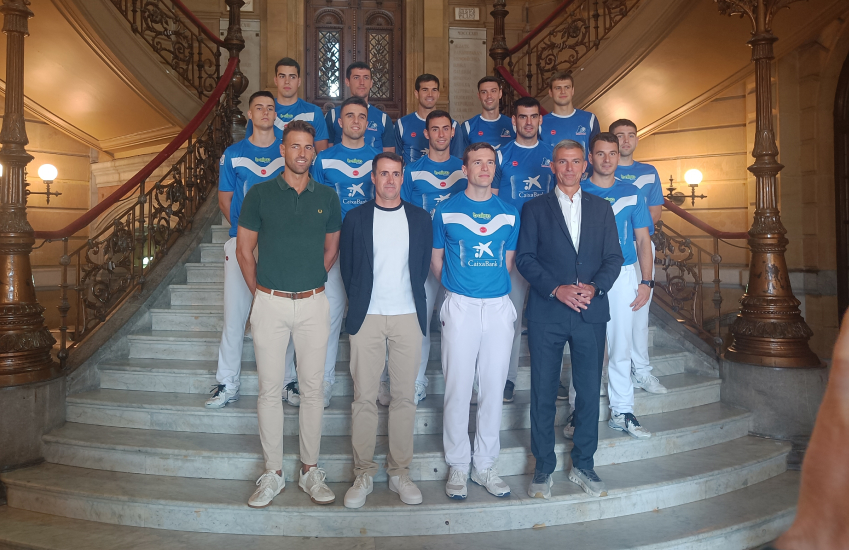 Los pelotaris que participarán en el Torneo Donostia Hiria. DONOSTIA KIROLA