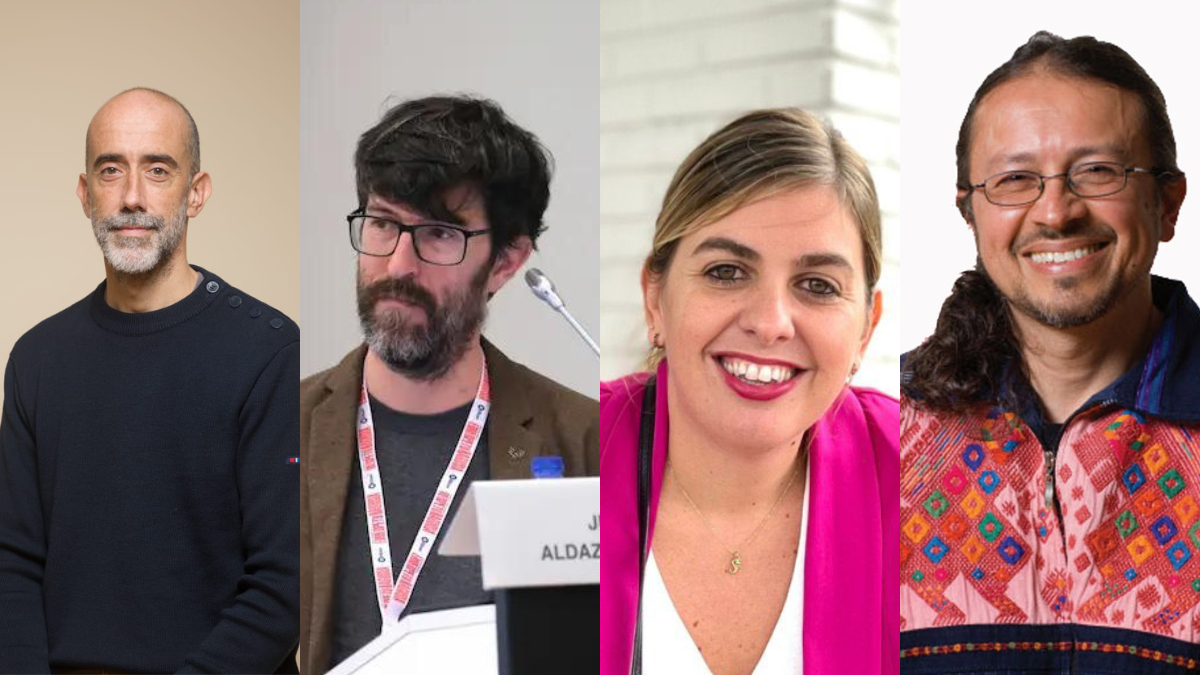 Ekain Larrinaga, Juan Aldaz, Sara Garteiz-Gogeaskoa y Christian Rodríguez