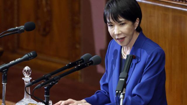 La primera ministra japonesa, Sanae Takaichi