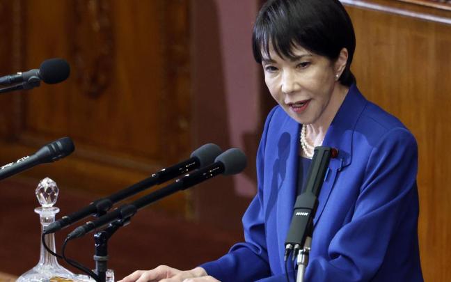 La primera ministra japonesa, Sanae Takaichi