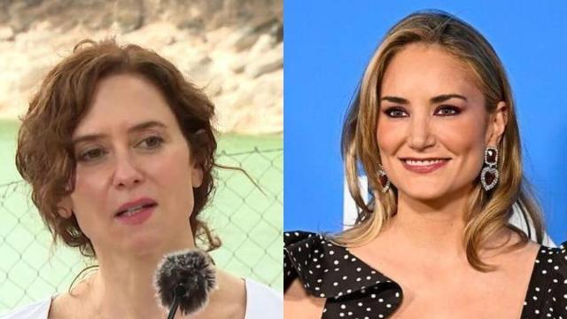 A la izquierda, Isabel Díaz Ayuso. A la derecha, Alba Carrillo