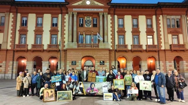 Presentación de la campaña en la plaza Untzaga de Eibar la pasada semana.