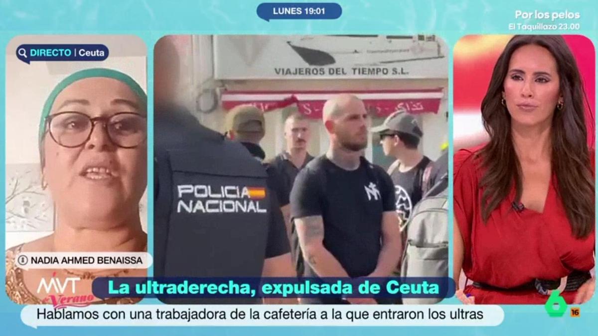 Nadia Ahmed revela qué hizo Alvise Pérez en su polémico episodio en Ceuta.