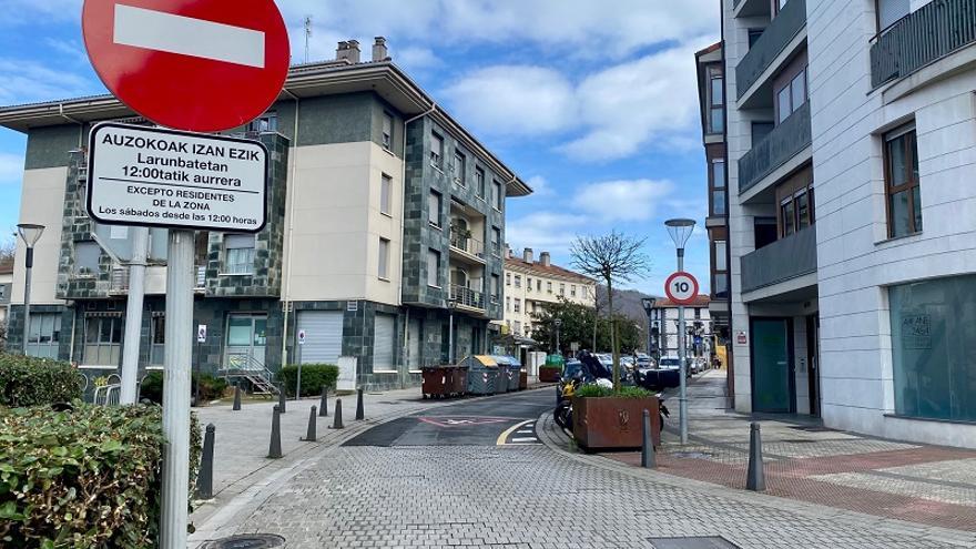 Nueva señalética en Kale Nagusia.