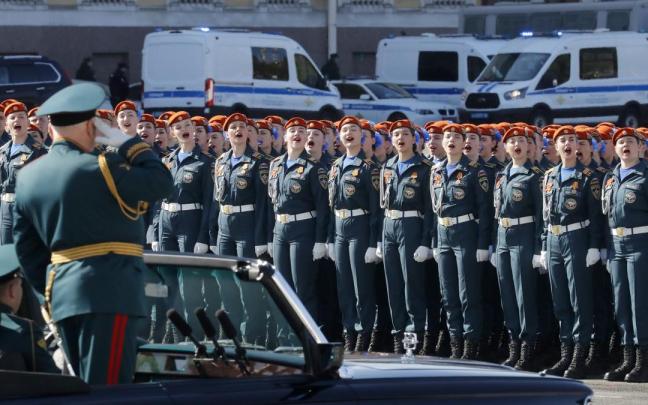 Desfile de la Victoria en Moscú.