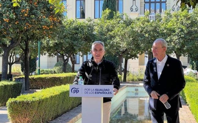 Bendodo, en el acto en el que ha participado este sábado en Málaga.