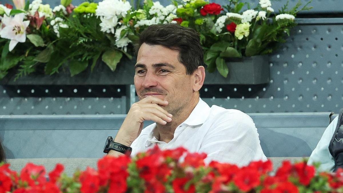 Iker Casillas en la pasada edición del Mutua Madrid Open.