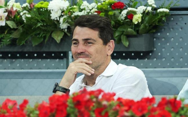 Iker Casillas en la pasada edición del Mutua Madrid Open.