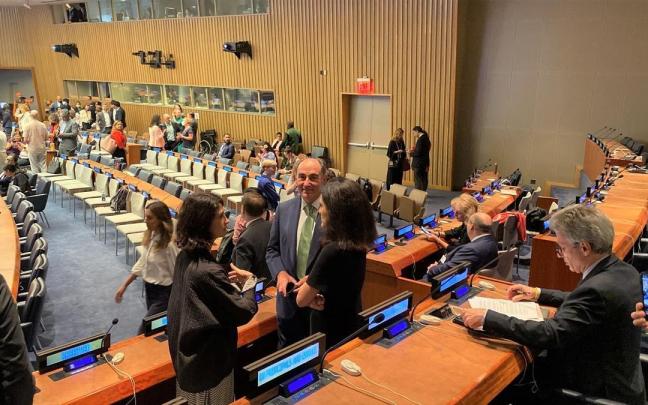El presidente de Iberdrola, Ignacio Galán, en la cumbre del Clima en Nueva York El presidente de Iberdrola, Ignacio Galán, en la cumbre del Clima en Nueva York