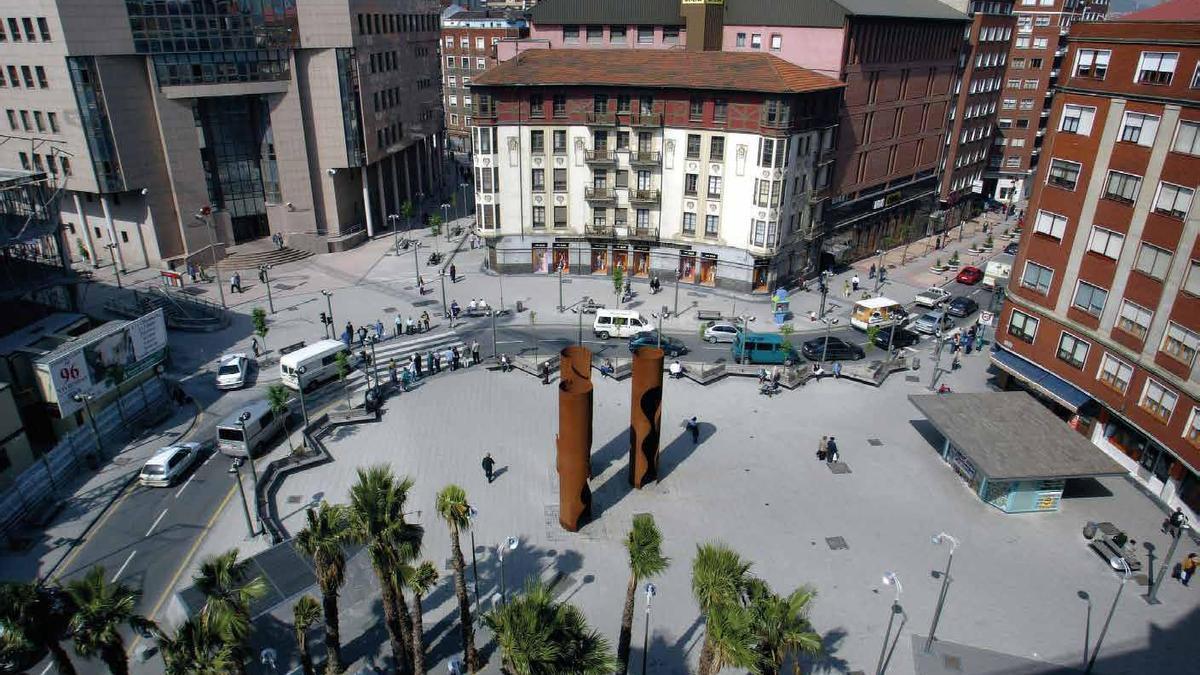 Vista superior de la ciudad de Barakaldo