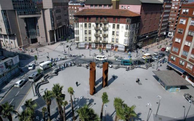 Vista superior de la ciudad de Barakaldo