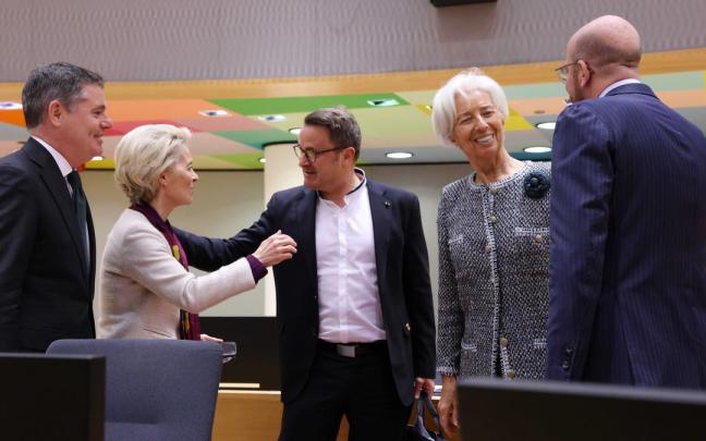 Cumbre del euro celebrada este viernes en Bruselas.