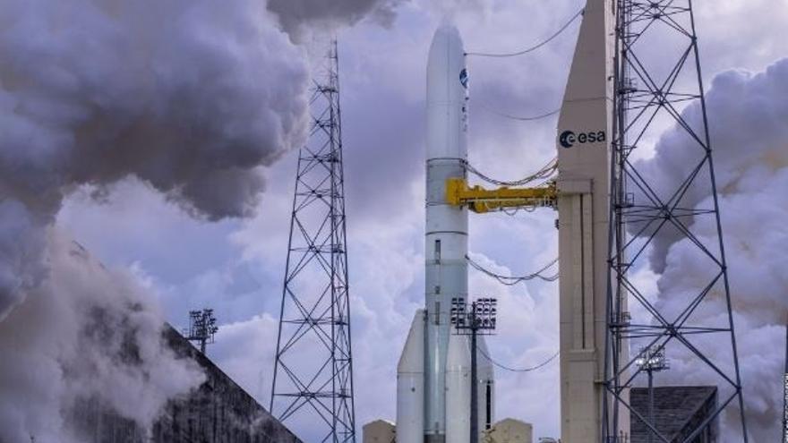 Ensayo del motor central del Ariane 6.
