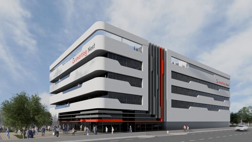 Maqueta del nuevo centro proyectado por Smartlog en Urretxu.