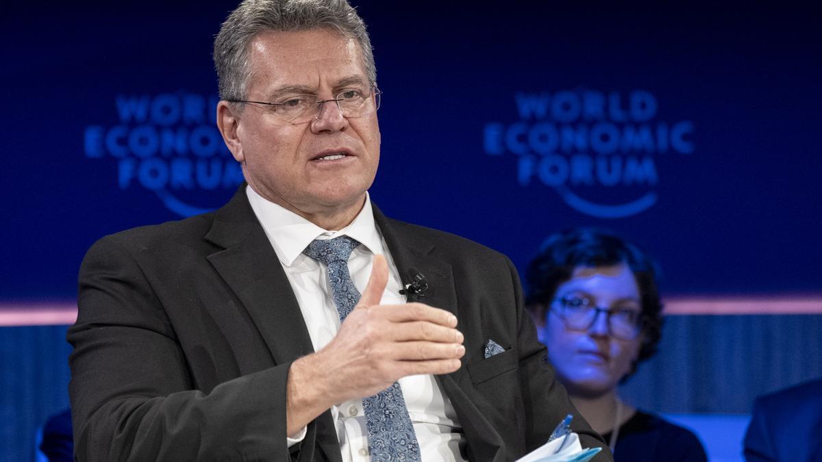 El comisario europeo de Comercio, Maros Sefcovic