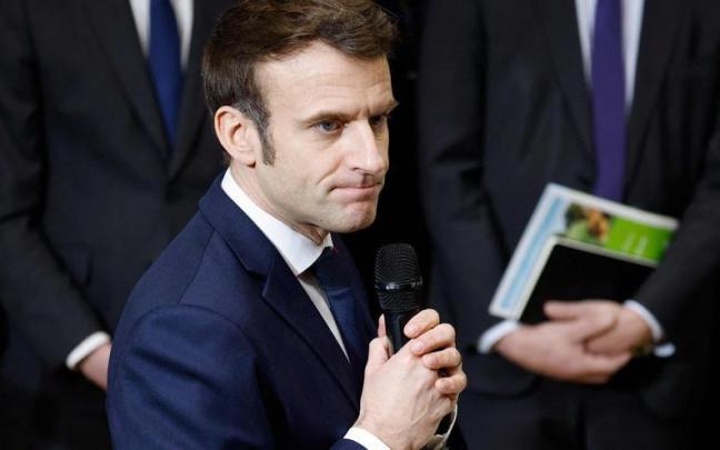 El presidente francés, Emmanuel Macron