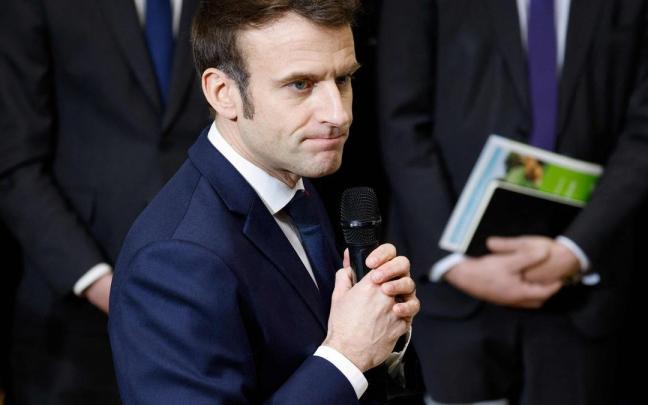 El presidente francés, Emmanuel Macron