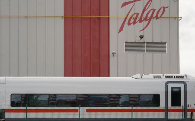 Fábrica de Talgo en el polígono alavés de Rivabellosa.
