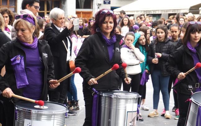 Loredi Salegi, en una de las actuaciones como componente de Uluka Batuka.