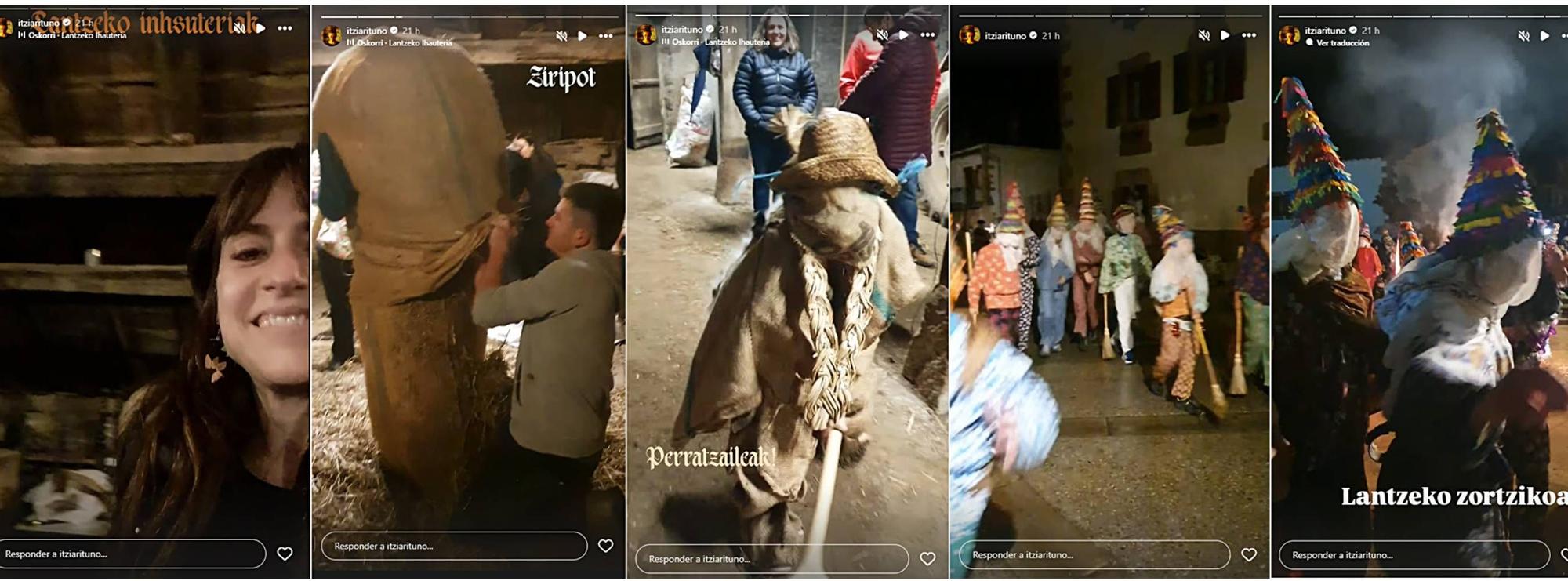 Itziar Ituño en el Carnaval de Lantz