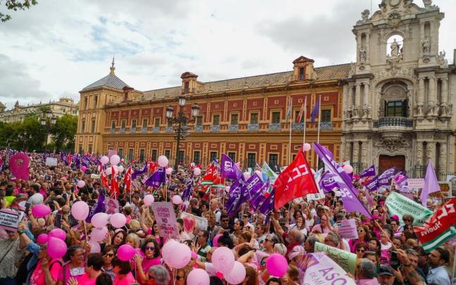Imágenes de la concentración convocada por la asociación (Amama) el pasado 26 de octubre.
