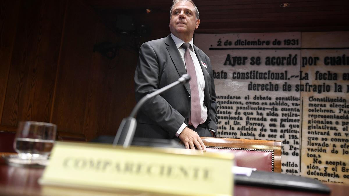 Juan Manuel Serrano Quintana, comparece en la Comisión de Investigación del ‘caso Koldo’, en el Senado, a 15 de septiembre de 2025.