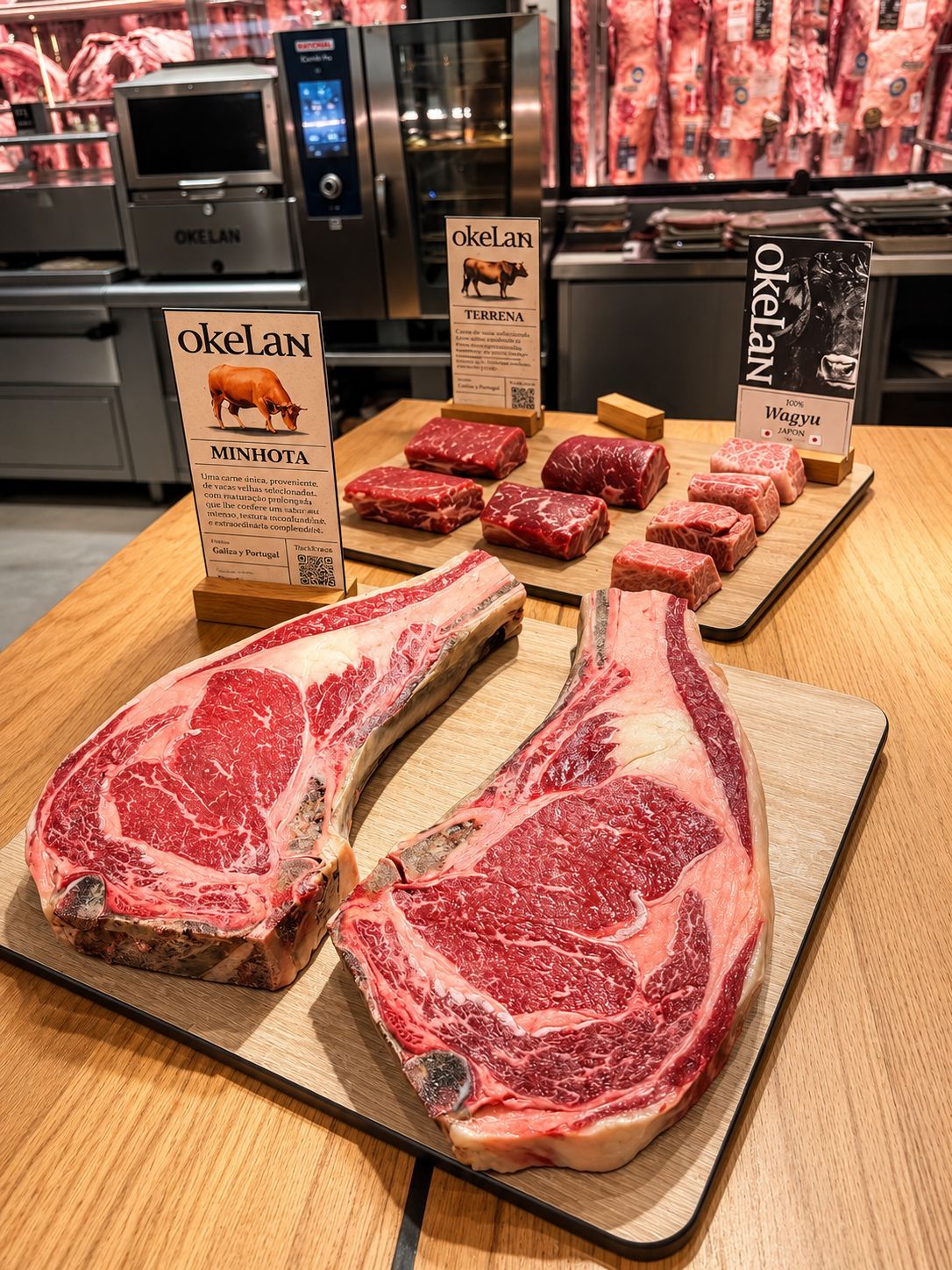 Las piezas degustadas.