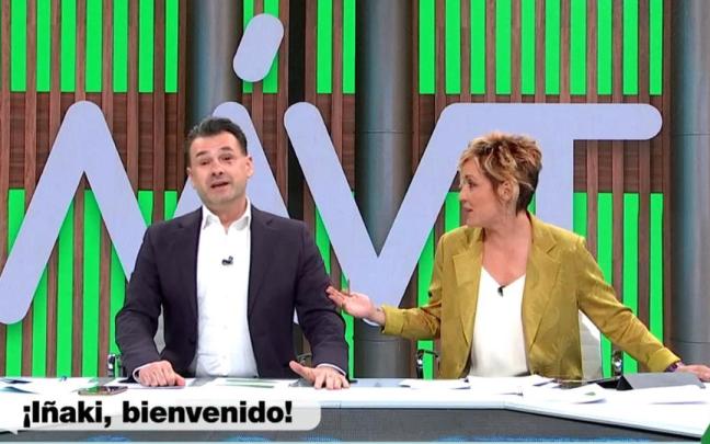Iñaki López y Cristina Pardo, este martes en 'Más vale tarde'. Iñaki López y Cristina Pardo, este martes en 'Más vale tarde'.