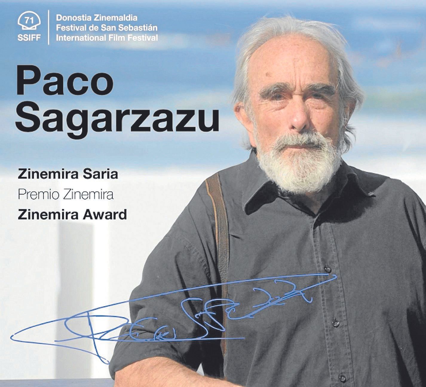 Cartel del premio Zinemira.