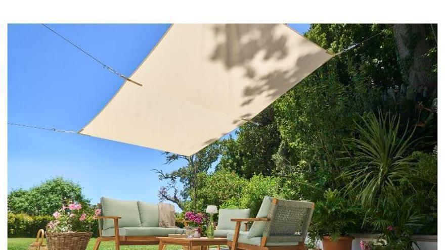 Otra imagen del toldo de Livarno de Lidl