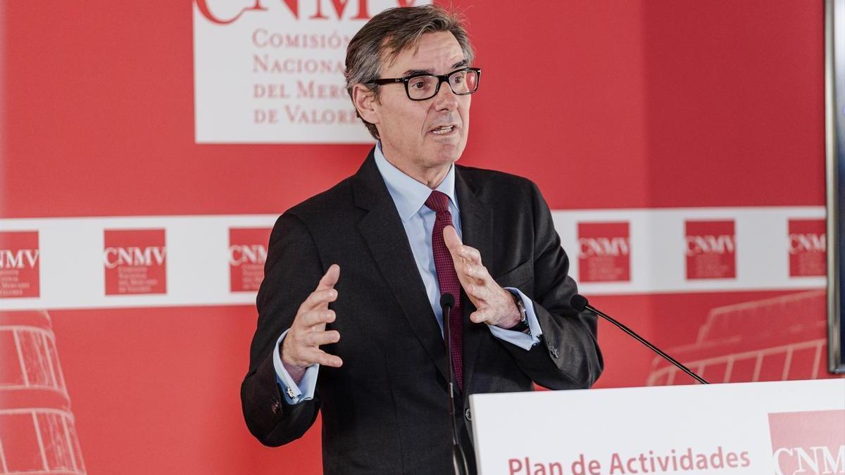 El presidente de la CNMV, Carlos San Basilio, en una foto de archivo.