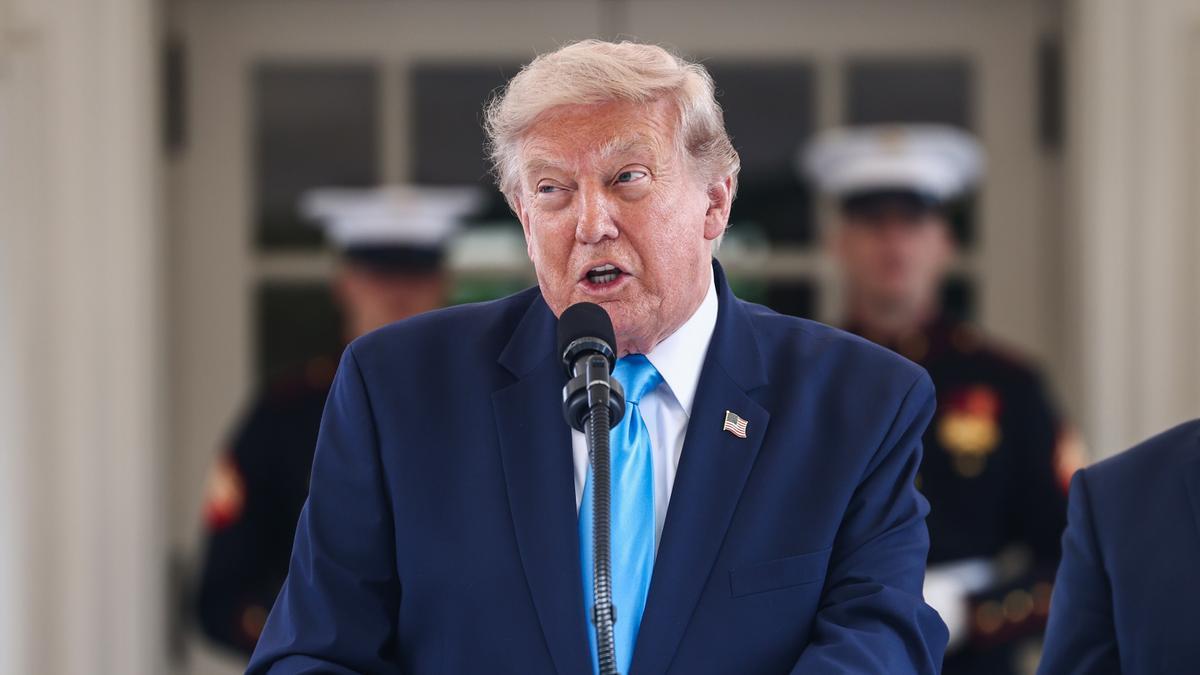 Donald Trump en una foto de archivo