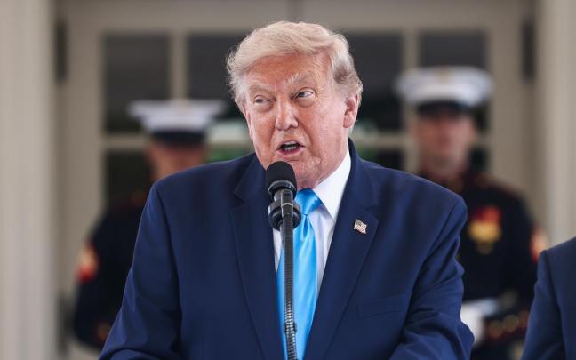 Donald Trump en una foto de archivo