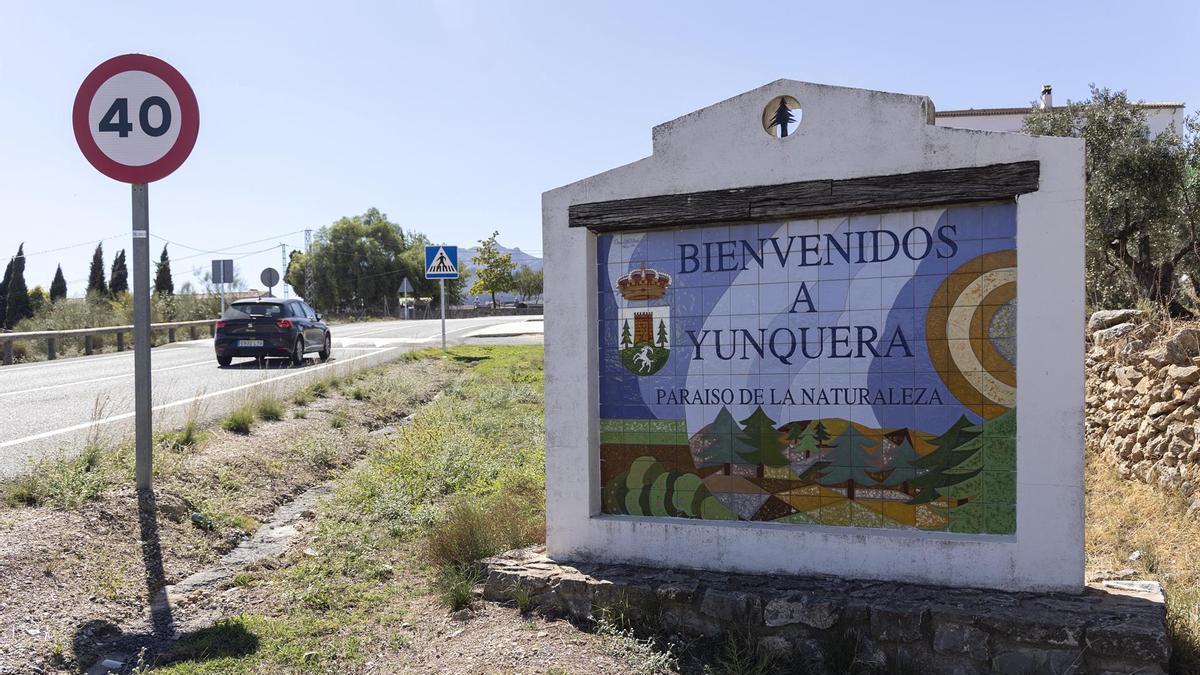 Vista de la localidad de Yunquera, donde oficiaba misa el sacerdote malagueño detenido.