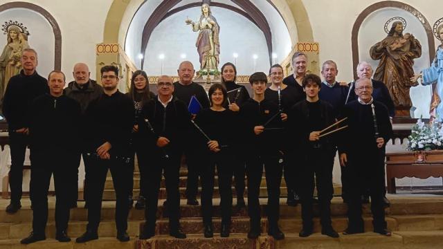 Txistularis de Ereintza, en la basílica.