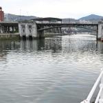 Vista de la ría cerca del Palacio Euskalduna OSKAR GONZALEZ