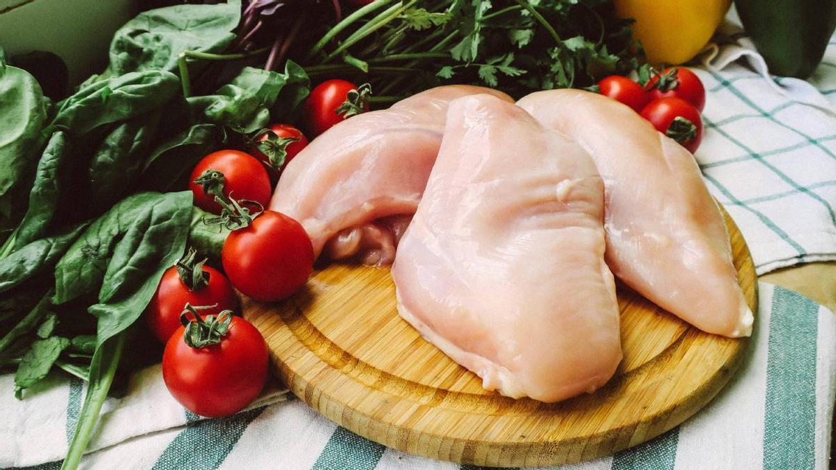 Pollo antes de cocinarlo