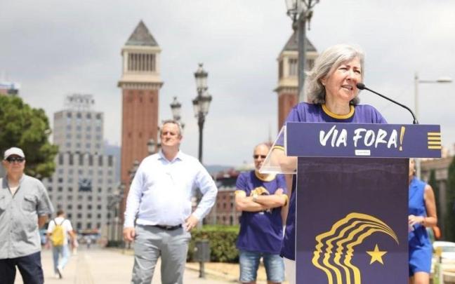La presidenta de la ANC, Dolors Feliu