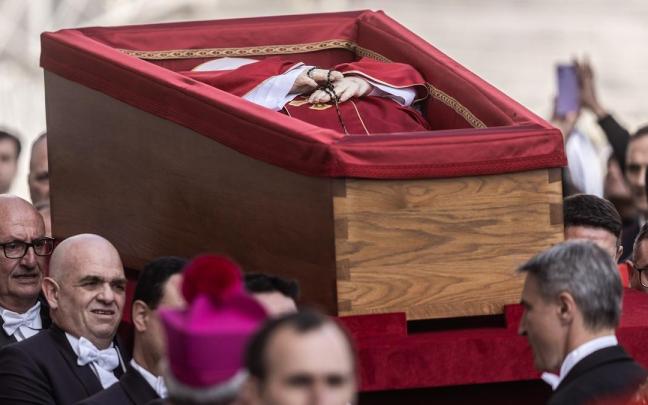 El cuerpo del papa Francisco / Agencias El cuerpo del papa Francisco