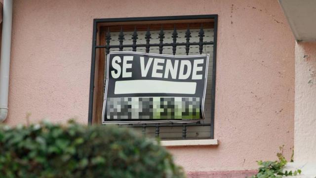 cartel se vende vivienda
