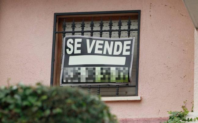 cartel se vende vivienda