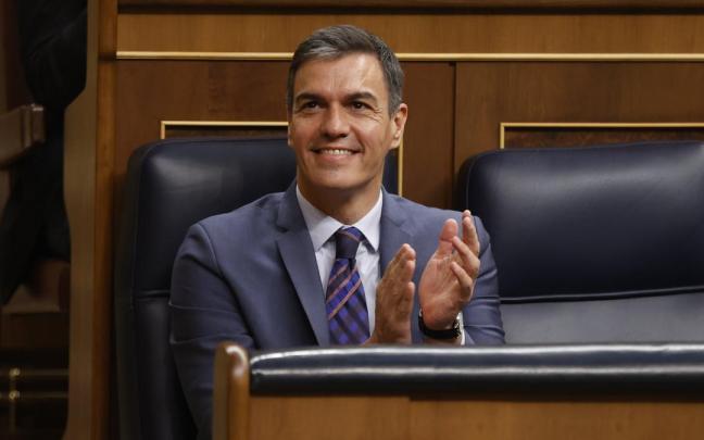 Pedro Sánchez, en el Congreso. Pedro Sánchez, en el Congreso.