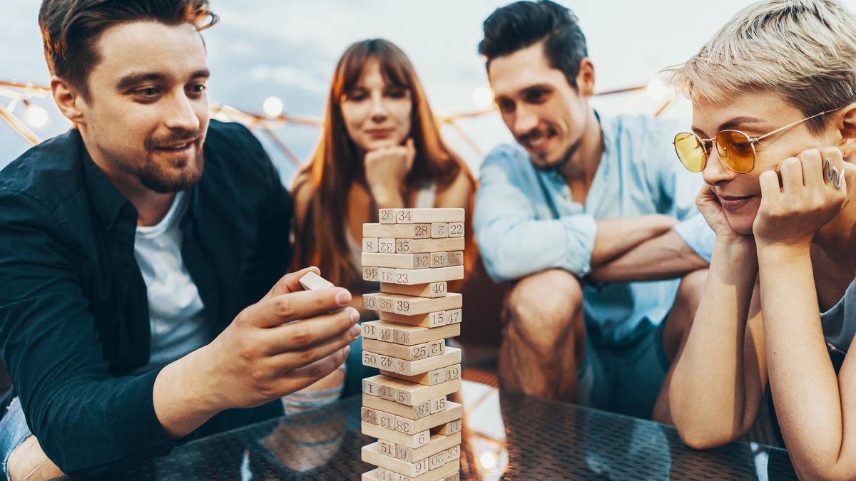 El jenga es uno de los juegos de madera más tradicionales.