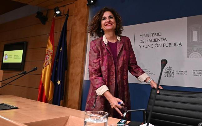 La ministra de Hacienda, María Jesús Montero.